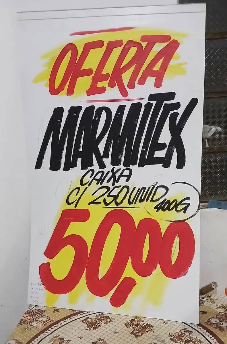 Cartazista/letrista (serviço)