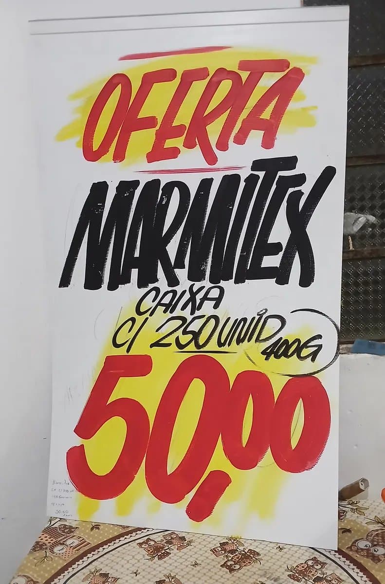 Cartazista/letrista (serviço)
